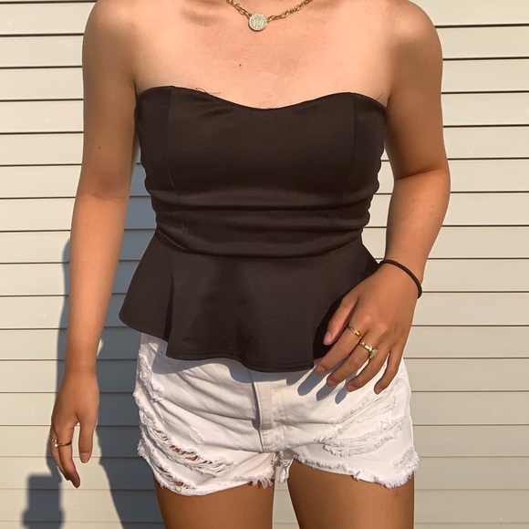 Sweetheart Neckline Tube Top - Picture 2 of 3